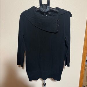 Style & Co. Black Cowl Neck Sweater